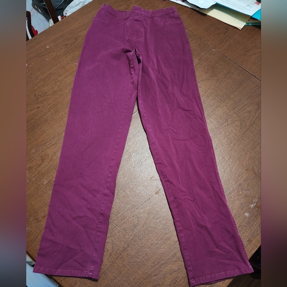 Isaac Mizrahi Pants - Isaac Mizrahi Rich Burgundy / Purple-ish Trousers